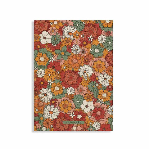 Notizbuch A5 «Jana - Blossom Red» - Matabooks