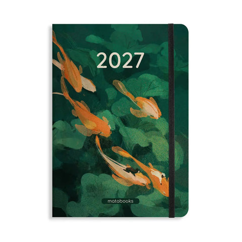 Jahresplaner A5 «Samaya 2027 - Pond Green» - Matabooks