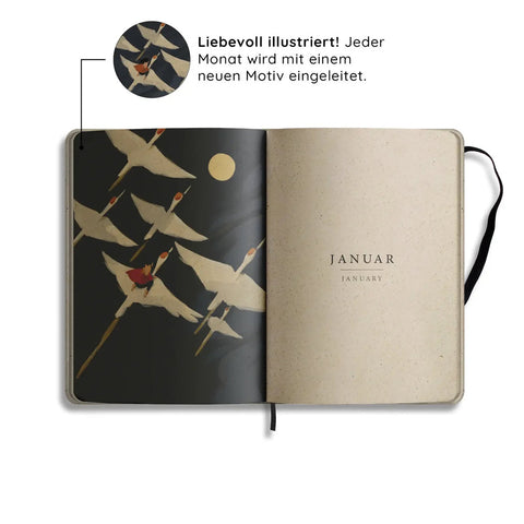 Jahresplaner A5 «Samaya 2027 - Pond Green» - Matabooks