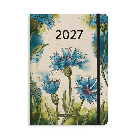 Jahresplaner A5 «Samaya 2027 - Cornflower Blue» - Matabooks