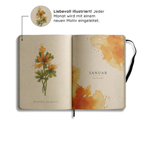 Jahresplaner A5 «Samaya 2027 - Cornflower Blue» - Matabooks