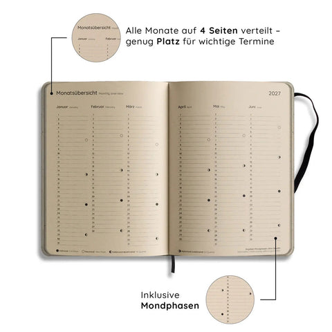 Jahresplaner A5 «Samaya 2027 - Nature M» - Matabooks