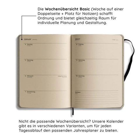 Jahresplaner A5 «Samaya 2027 - Nature M» - Matabooks