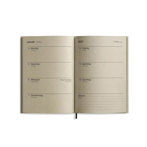Jahresplaner A6 «Samaya 2027 - Lunar Violet» - Matabooks