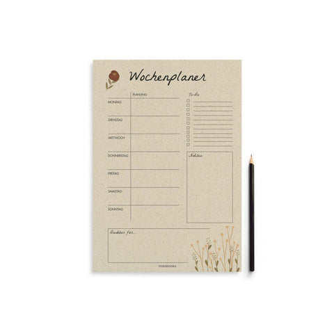Weekly planner A4 - Matabooks