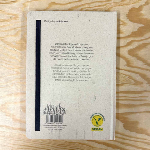Jahresplaner A5 «Samaya 2026 - Nature M» «Zweite Chance» - Matabooks