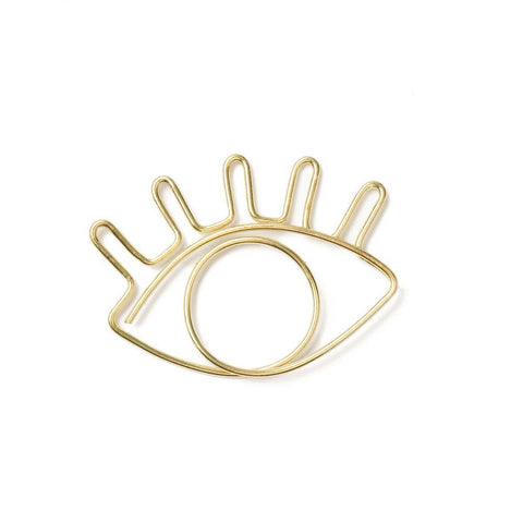 minimaltistisches Buchzeichen aus Golddraht - Matr Boomie