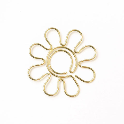 minimaltistisches Buchzeichen aus Golddraht - Matr Boomie