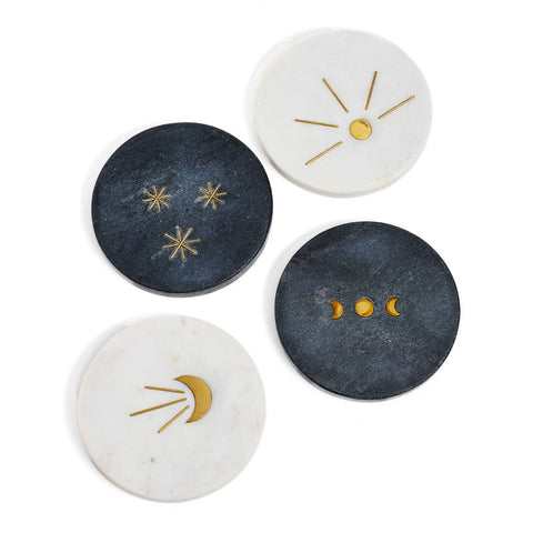 Untersetzer aus Marmor «Indukala» - Matr Boomie