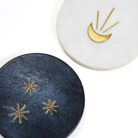 Untersetzer aus Marmor «Indukala» - Matr Boomie