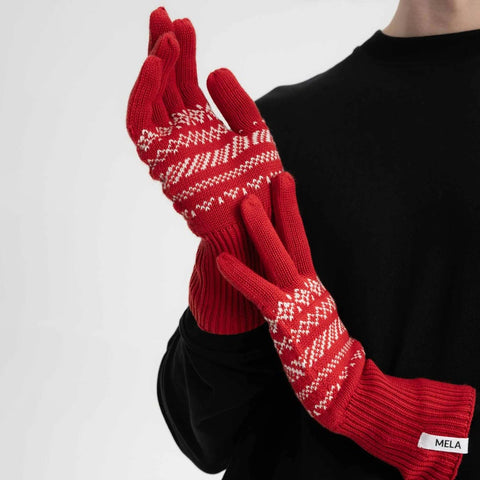faire handschuhe Unisex Strick Handschuhe «Rishi» - MELA WEAR | Fair Trade