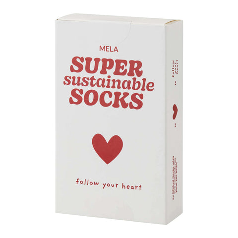 Gerippte Socken 2 Paare «Follow Your Heart» - MELA WEAR