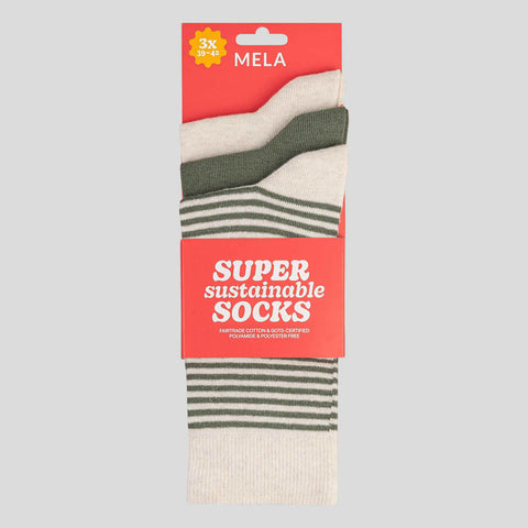 Socken 3-er Pack «Basic» - MELA WEAR