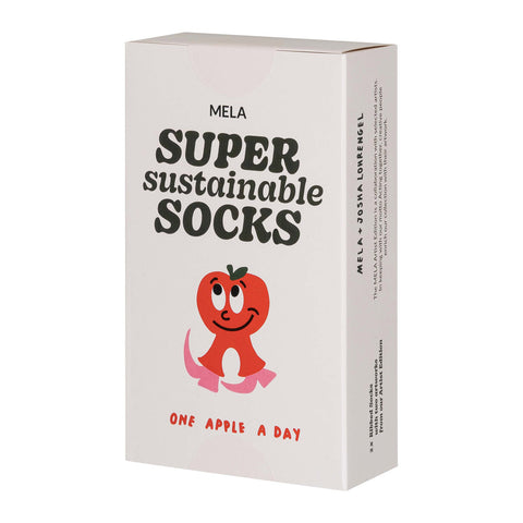 Chaussettes côtelées « Artist Edition : Apple » - MELA WEAR