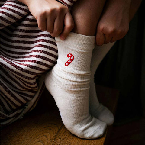 Gerippte Socken «Candy Cane» - MELA WEAR