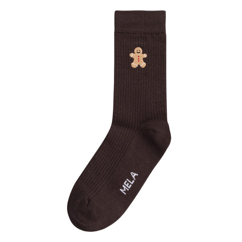 Gerippte Socken «Lebkuchen» - MELA WEAR