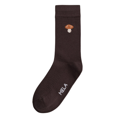 Gerippte Socken «Pilz» - MELA WEAR