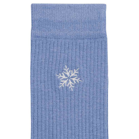 Gerippte Socken «Schneeflocke» - MELA WEAR