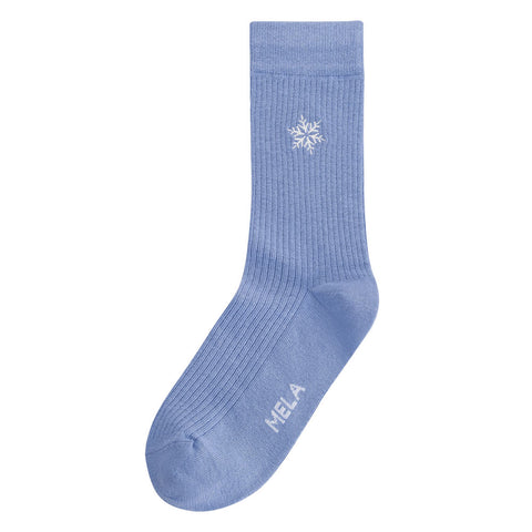 Gerippte Socken «Schneeflocke» - MELA WEAR