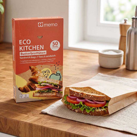 Sacs à sandwich, non blanchis - memo