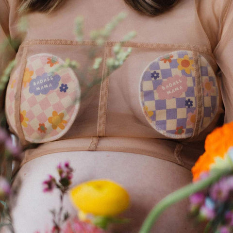 waschbare Stilleinlagen 3 Paar «Flower Empower» - moodie