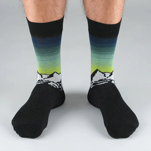 Socken «Alpine Nights - grün» - PAAR Socks