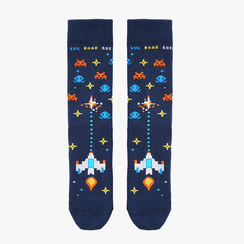 Chaussettes «Space Invaders» - PAIRE de chaussettes