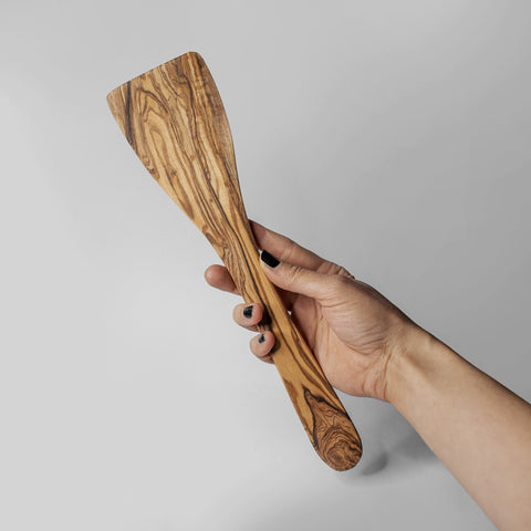 Olive wood spatula - the sage