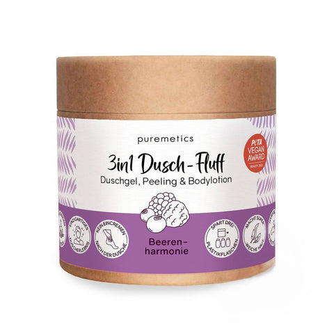 3in1 Dusch-Fluff «Beerenharmonie» - Puremetics