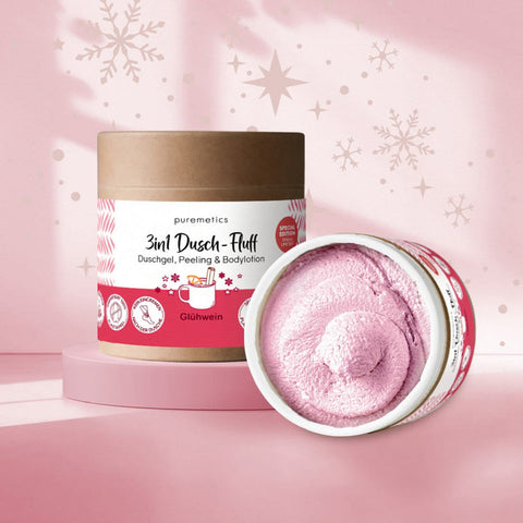 3in1 Dusch-Fluff «Glühwein» - Puremetics