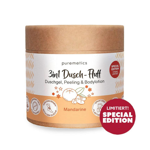 Peluche de douche 3en1 «Mandarine» - Puremetics