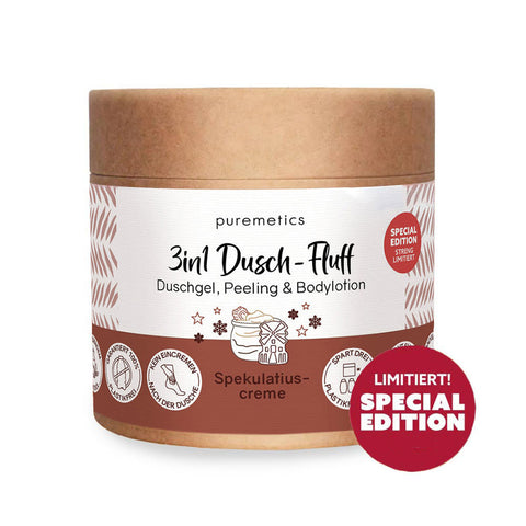 Peluche de douche 3en1 «Crème Spekulatius» - Puremetics