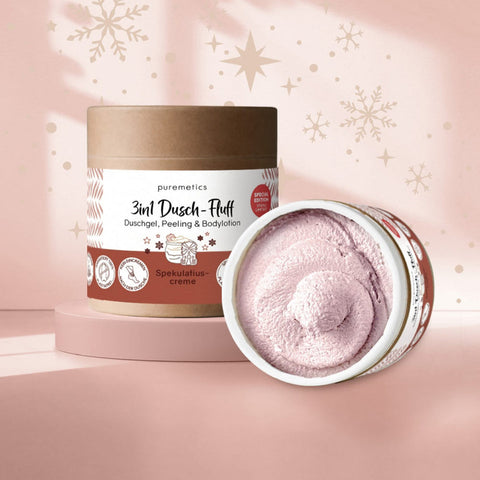 Peluche de douche 3en1 «Crème Spekulatius» - Puremetics