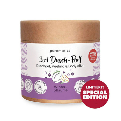 Mousse de douche 3 en 1 « Prune d'hiver » - Puremetics