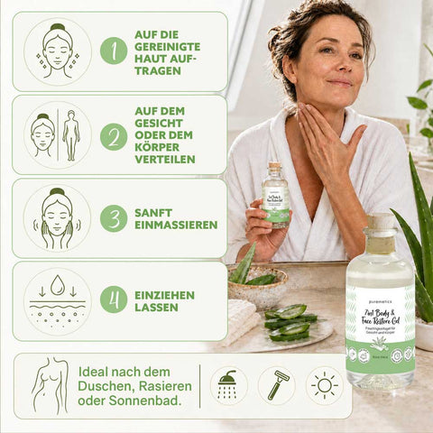 7in1 Body & Face Restore Gel "Aloe Vera" - Puremetics