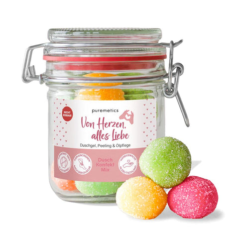 3in1 Dusch-Konfekt «Von Herzen alles Liebe» - Puremetics