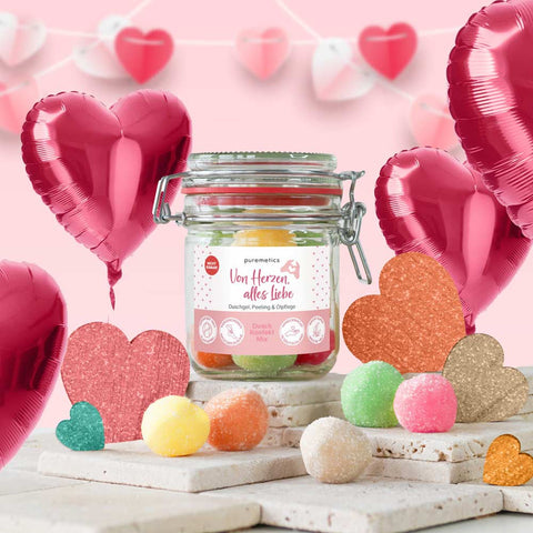 3in1 Dusch-Konfekt «Von Herzen alles Liebe» - Puremetics