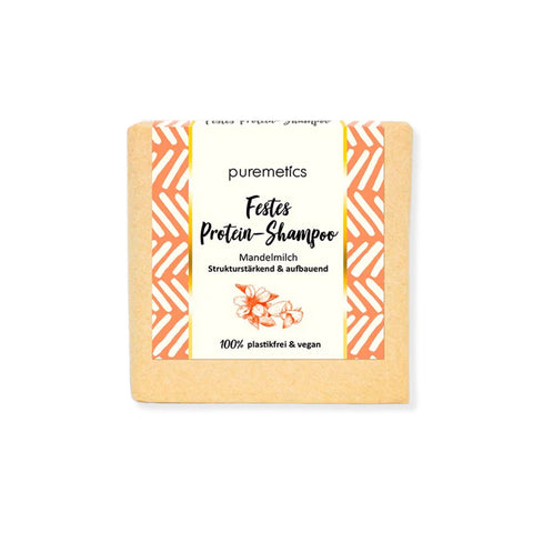 Festes Protein-Shampoo «Mandelmilch» - Puremetics