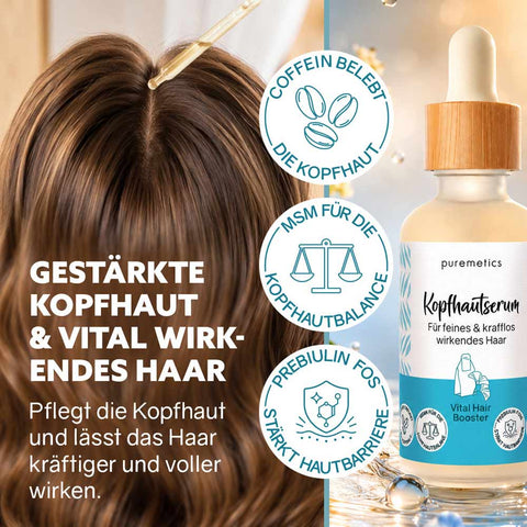 Kopfhaut Serum «Vital Hair Booster» - Puremetics