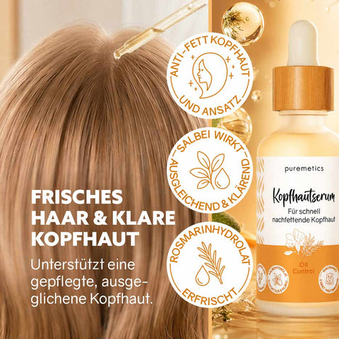 Kopfhaut Serum «Oil Control» - Puremetics