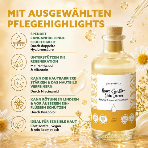 Sérum Peau Neuro-Sensitive «Dermasoothe» - Puremetics