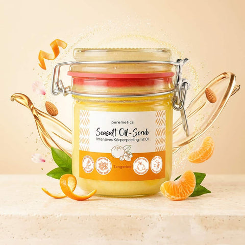 Meersalz-Peeling «Seasalt Oil-Scrub - Tangerine» - Puremetics