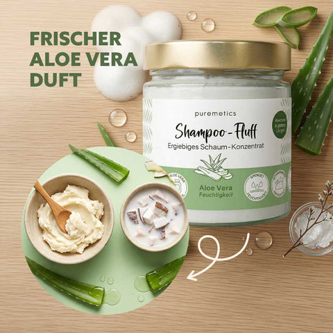 Shampoo Fluff "Aloe Vera - Moisture" - Puremetics