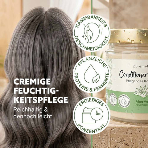 Conditioner Cream «Aloe Vera - Feuchtigkeit» - Puremetics