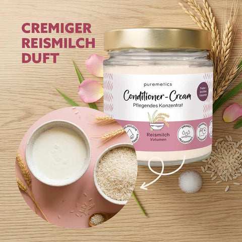 Conditioner Cream «Reismilch - Volumen» - Puremetics