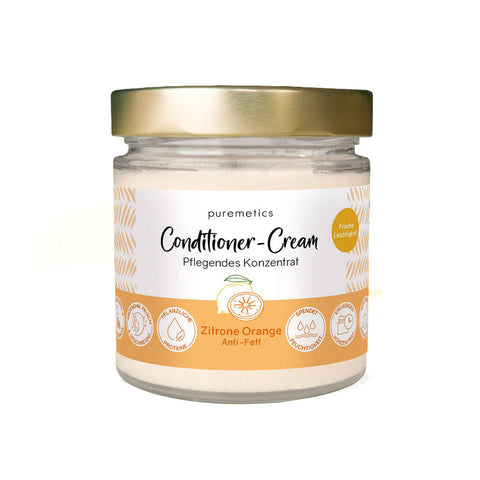Crème Démêlante «Citron Orange - Anti-gras» - Puremetics