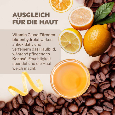 3in1 Dusch-Fluff «Coffee Booster» - Puremetics
