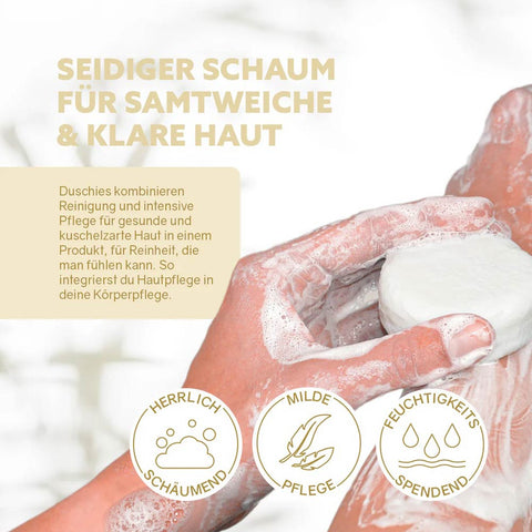 Solid shower gel «Duschie - Coconut Cream» - Puremetics