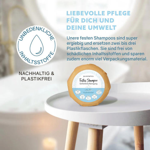 Festes Shampoo «Hydroboost» - Puremetics