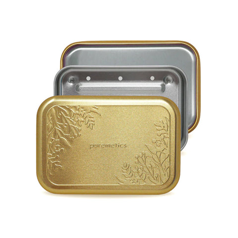Soap box with hole insert gold - Puremetics
